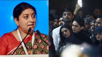 এবার স্মৃতি ইরানির তোপের মুখে দীপিকা