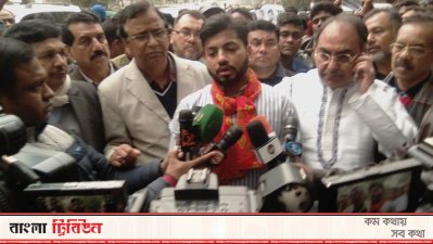 মেয়র প্রার্থী ইশরাক হোসেনের গণসংযোগ 