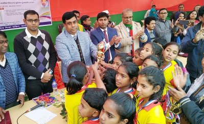 বঙ্গমাতা গোল্ডকাপ চ্যাম্পিয়ন পুলিশ লাইন্স স্কুল