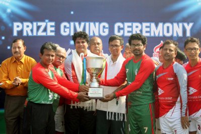প্রীতি ফুটবলে বসুন্ধরার কাছে বিএসপিএর হার