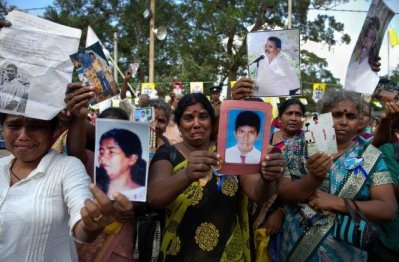 প্রিয়জনদের সন্ধানে এখনও নিয়মিত কর্মসূচি পালন করে থাকেন শ্রীলঙ্কার তামিল জনগোষ্ঠী