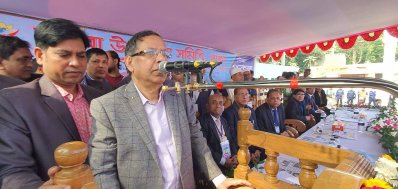 অনুষ্ঠানে বক্তব্য রাখছেন আইনমন্ত্রী