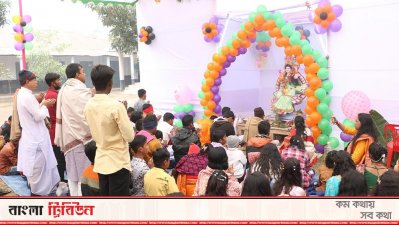 সারাদেশে সরস্বতী পূজা উদযাপন