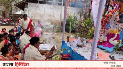 সারাদেশে সরস্বতী পূজা উদযাপন