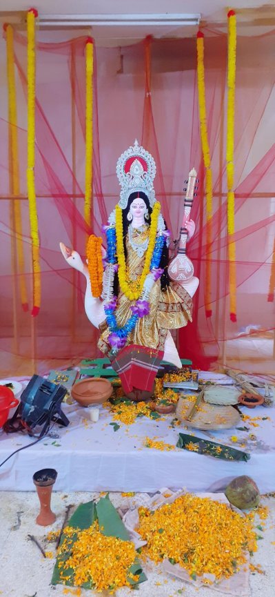প্রাইমএশিয়া বিশ্ববিদ্যালয়ে সরস্বতী পূজা উদযাপিত