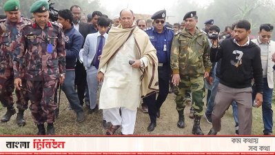 রেলপথ পরিদর্শনে রেলমন্ত্রী