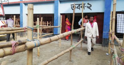 ঢাকা উত্তরের একটি ভোটকেন্দ্র