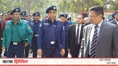 রাজশাহীতে আইজিপি ড. মোহাম্মদ জাবেদ পাটোয়ারী