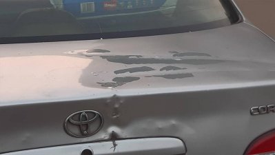 মাছরাঙা টিভির গাড়ি ভাঙচুর