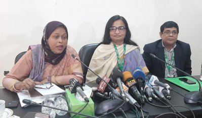 আইইডিসিআর-এর সংবাদ সম্মেলনে