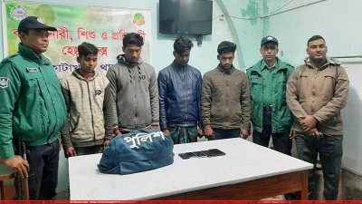 পুলিশের পোশাক পরে ছিনতাইয়ের অভিযোগে গ্রেফতার ৪
