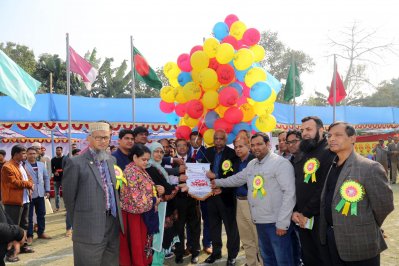 মাওলানা ভাসানী বিশ্ববিদ্যালয়ে বার্ষিক এ্যাথলেটিকস প্রতিযোগিতা শুরু