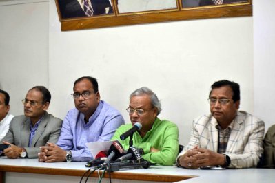 সংবাদ সম্মেলনে রুহুল কবির রিজভী