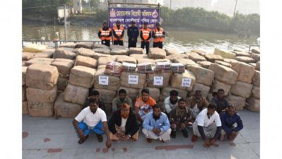 ২৩ কোটি টাকার চোরাই কাপড় জব্দ
