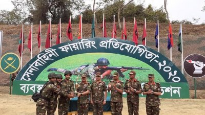 কুমিল্লায় সেনাবাহিনীর ফায়ারিং প্রতিযোগিতা