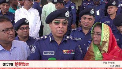 ঝিনাইদহে আইজিপি ড. মোহাম্মদ জাবেদ পাটোয়ারী