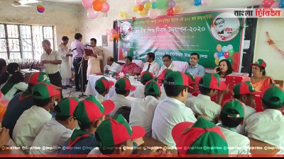 স্কুলে মুজিববর্ষের অনুষ্ঠান
