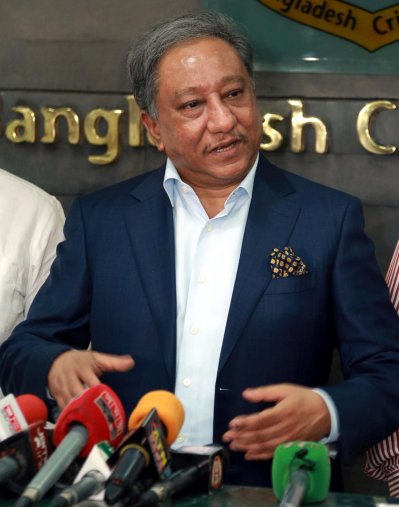 বিসিবি সভাপতি নাজমুল হাসান
