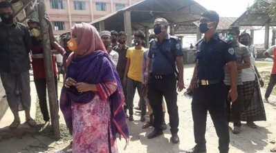 নিষেধাজ্ঞা অমান্য: নাসিরনগরে ১৮ জনকে জরিমানা