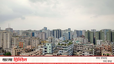 সকাল থেকে রাজধানীর আকাশ মেঘলা