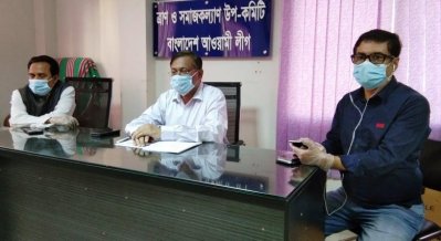 বক্তব্য রাখছেন তথ্যমন্ত্রী ড. হাছান মাহমুদ