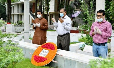 শেখ জামালের ৬৭তম জন্মদিন উপলক্ষে তার সমাধিতে শ্রদ্ধা নিবেদন