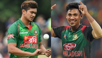 তাসকিন আহমেদ ও মোস্তাফিজুর রহমান। 