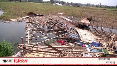 ঝড়ে ভেঙেছে শেড, মরেছে খামারের মুরগি