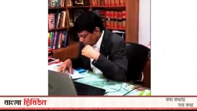 অনলাইনে যুক্ত হয়ে কাজ করছেন অ্যাডভোকেট মাসুদ