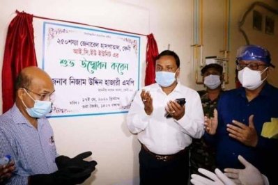 করোনা চিকিৎসার জন্য ফেনী হাসপাতালে আইসিইউ চালু