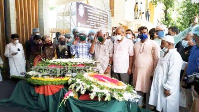 মোহাম্মদ নাসিমের শেষ বিদায়ে অংশ নিলেন ডা. জাফরুল্লাহ