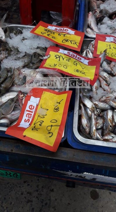 মাছের দাম সাধারণ বাজার থেকে বেশি