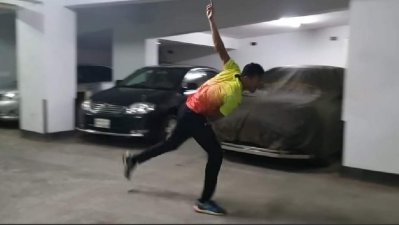 তাসকিনের বোলিং অনুশীলন