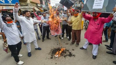 ভারতে জোরালো হচ্ছে চীনবিরোধী বিক্ষোভ