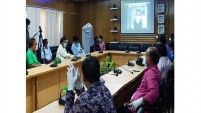 মেহেরপুরে ভিডিও কনফারেন্সে জনপ্রশাসন প্রতিমন্ত্রী ফরহাদ হোসেন