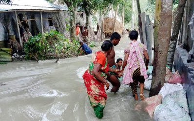 জামালপুরে বন্যা (ছবি: ফোকাস বাংলা)