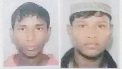 ভারতে গণপিটুনিতে নিহত নুনু মিয়া ও জুয়েল আহমেদ। শুক্রবার তারা ভারতে গিয়েছিলেন।