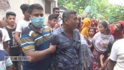 নিখোঁজ স্কুলছাত্রের স্বজনদের আহাজারি
