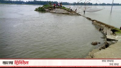 স্পারটি প্রায় দেড়শ&rsquo; মিটার যমুনাগর্ভে বিলীন হয়েছে 