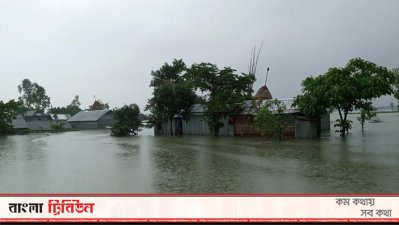 জামালপুরের বন্যাকবলিত এলাকা