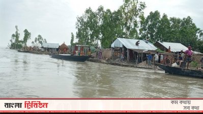 জামালপুরের বন্যাকবলিত এলাকা