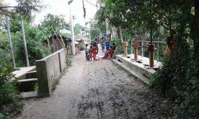 শার্শার রুদ্রপুর গ্রামের ত্রুটিপূর্ণ স্লুইচগেট 