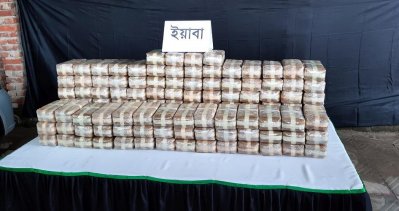 উদ্ধার করা ১৩ লাখ ইয়াবা 