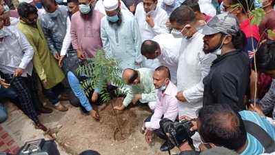 এক লাখ গাছের চারা রোপণ কর্মসূচি উদ্বোধন করলেন ডিএনসিসি মেয়র