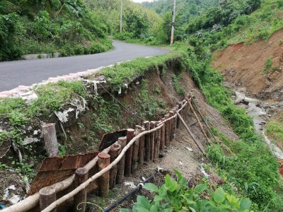 রাঙামাটির ক্ষতিগ্রস্ত সড়ক
