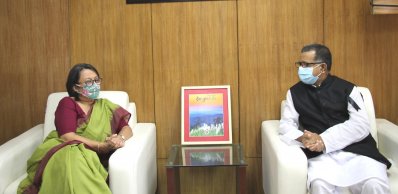 বেসামরিক বিমান পরিবহন ও পর্যটন প্রতিমন্ত্রী মো. মাহবুব আলীর সঙ্গে সাক্ষাৎ করেন ভারতের বিদায়ী হাইকমিশনার শ্রীমতি রীভা গাঙ্গুলী দাস