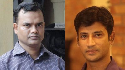 সভাপতি মাশহুদুল (বামে) ও সম্পাদক ইয়াছিন