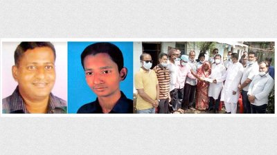 গুম হওয়া দুই সহোদর ছাত্রদল নেতা ফিরোজ খান, মিরাজ খান এবং বিএনপির নেতৃবৃন্দ 