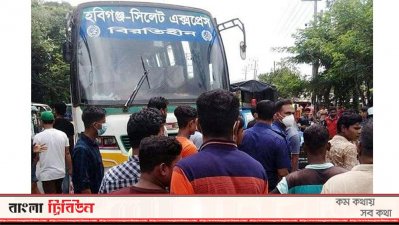 সাইফুলকে চাপা দেওয়া বাস 