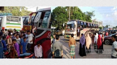 বেশিরভাগ যাত্রীর মুখেই নেই মাস্ক 